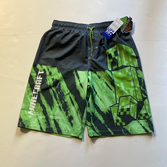 Boys Swim Suit by Minecraft NWT condition.‎ Size 14/16 - Picture 1 of 3